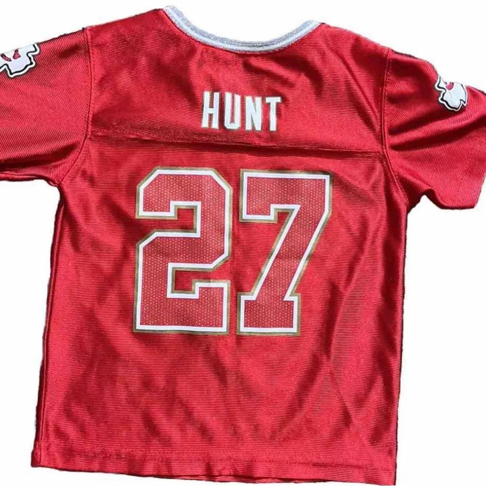 NFL Kansas City Chiefs Kareem Hunt #27 Youth Jersey Size 4T